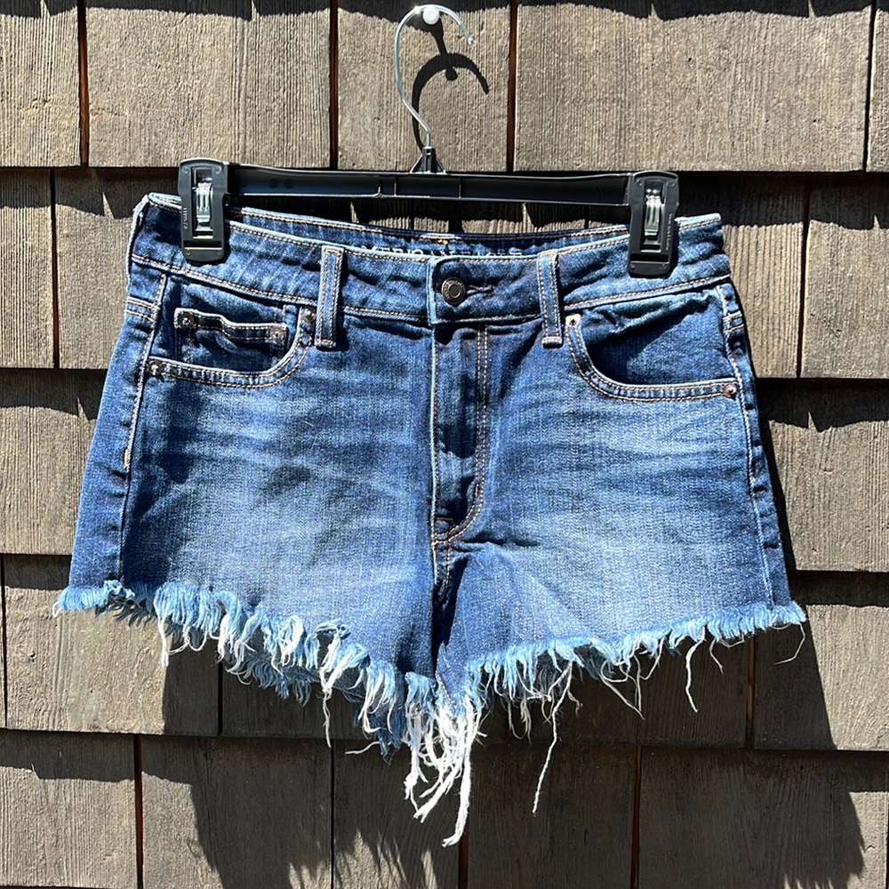 American Eagle vintage hi-rise festival jean shorts